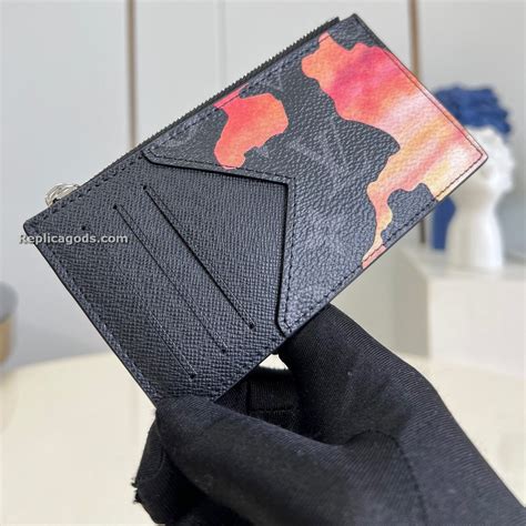 Coin Card Holder Monogram Eclipse 